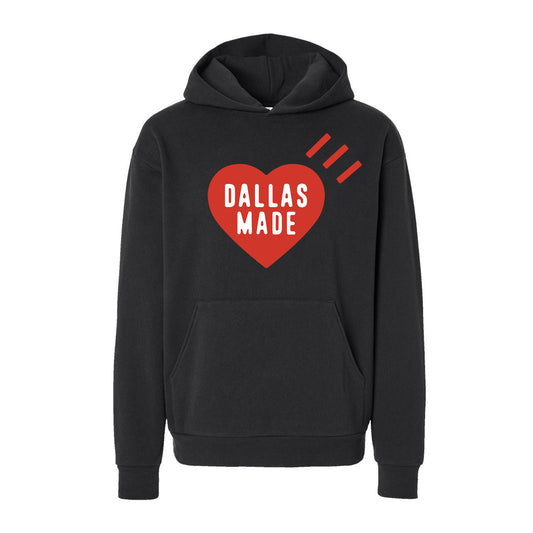 Dallas Made Heart Hooded Sweatshirt